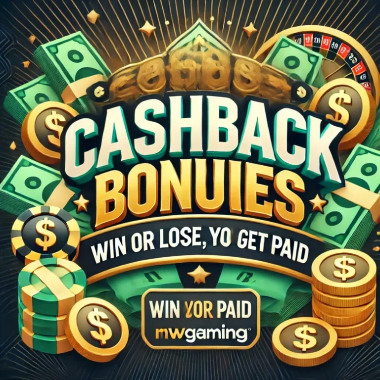 MWGAMING Casino - Cash Back Bonues